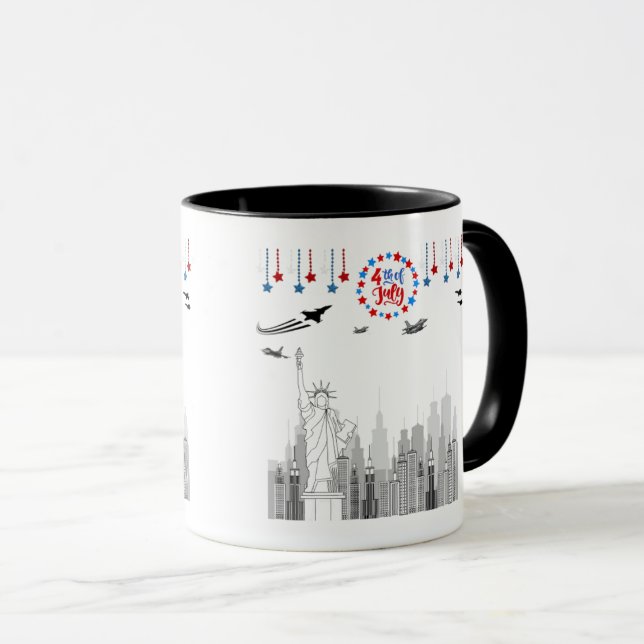 Taza La cuarta chispa negra y blanca (Anverso derecho)