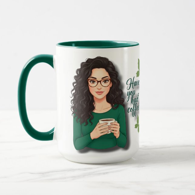 TAZA LA DAMA DEL CAFÉ  (Izquierda)