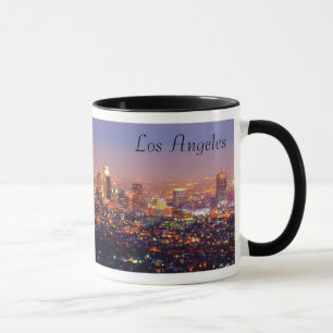 Taza LA de noche