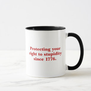 Taza La Declaración de Independencia es importante