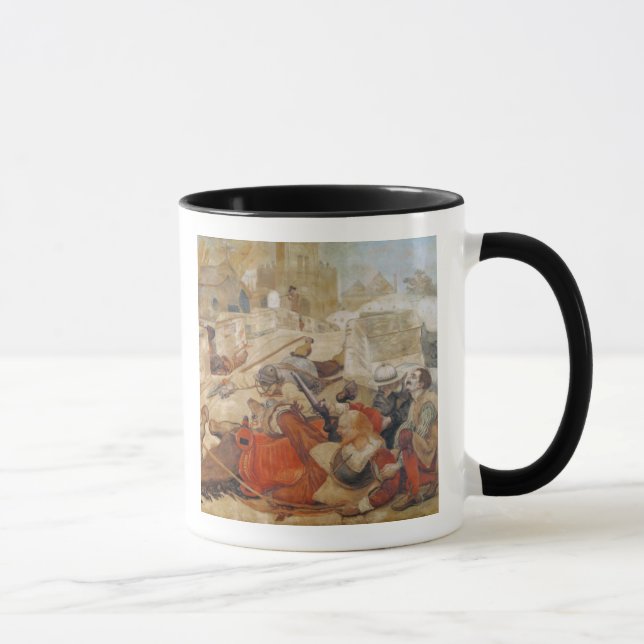 Taza La defensa de Bradshaw de Manchester (1642) (Derecha)