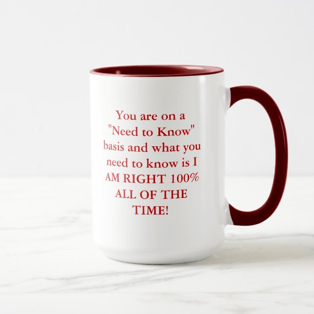 TAZA LA DERECHA DEL 100% TODO EL TIEMPO ASALTA (Derecha)