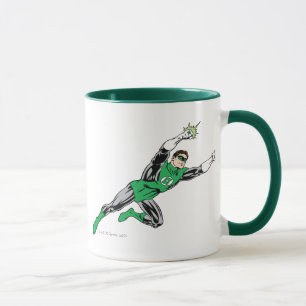 Taza La derecha verde de mosca de linterna