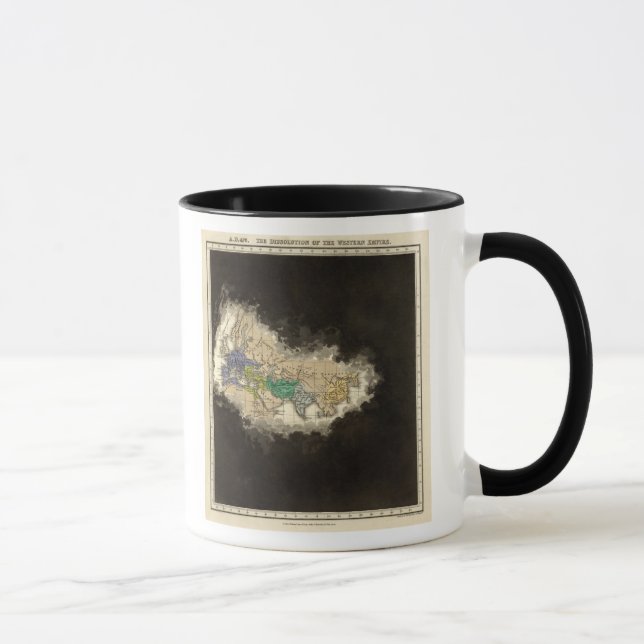 Taza La disolución del Imperio Occidental (Derecha)