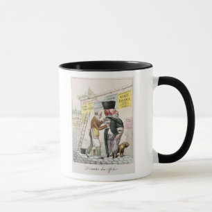 Taza La diversión de un pegatina de Bill, 1820