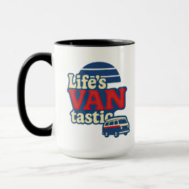 Taza La edición azul del VANtastic Red Cream de la vida
