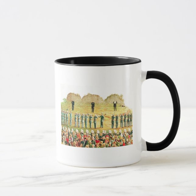 Taza La ejecución de Maximiliano I (Derecha)