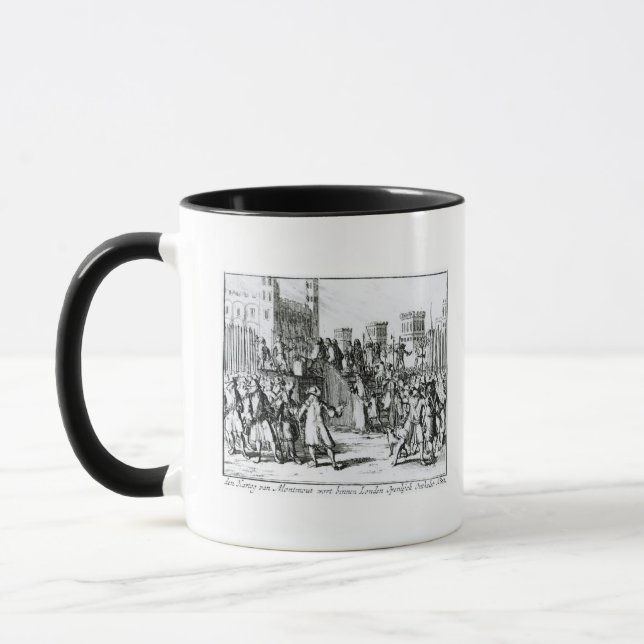 Taza La ejecución del duque de Monmouth (Izquierda)
