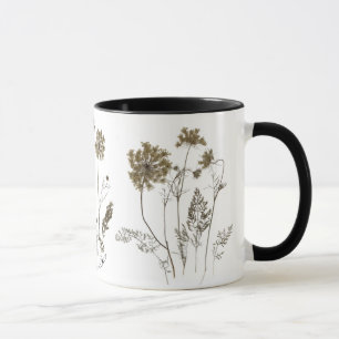 Taza La encaje de la Reina Ana en una peluca