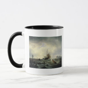 Taza La entrada al puerto en Hellevoetsluys