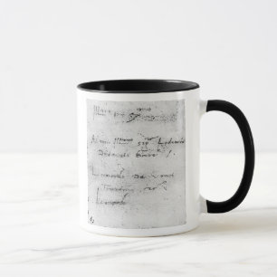 Taza La escritura de Leonardo da Vinci