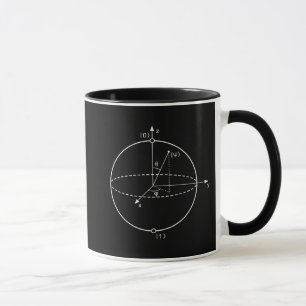 Taza La esfera el Quantum de Bloch mordió la