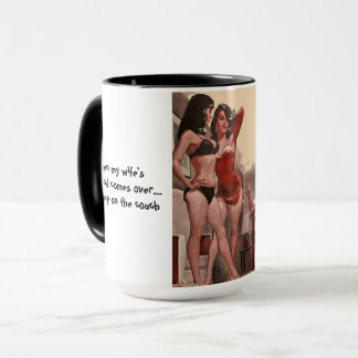 Taza La esposa bisexual - su novia visita