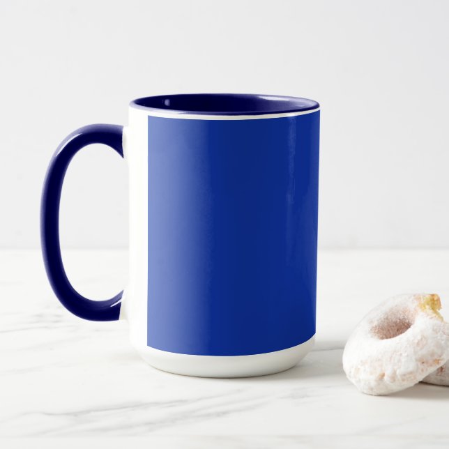Taza La estética del azul egipcio (Con donut)