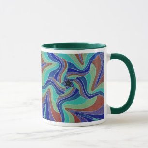 Taza La estrella maravillosa de Groovster del negro