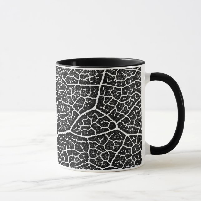 Taza La estructura de las venas de la hoja (Derecha)