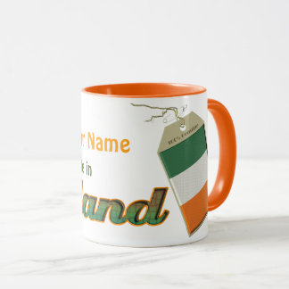 Taza ¡La etiqueta irlandesa de la bandera lo