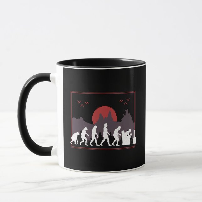Taza La evolución del juego es divertida (Izquierda)