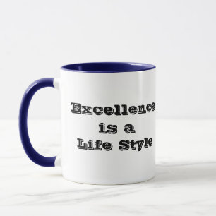 Taza La Excelencia Es Un Regalo De Mug Motivacional Est