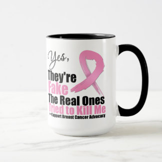 Taza La falsificación de Theyre las reales intentó sí
