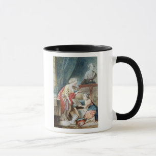 Taza La familia de Necker en 1780