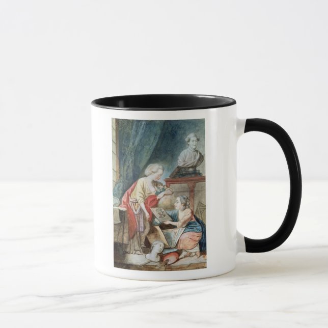 Taza La familia de Necker en 1780 (Derecha)