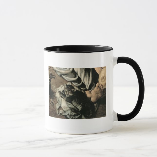 Taza La familia santa alrededor de un fuego, c.1532-33 (Derecha)