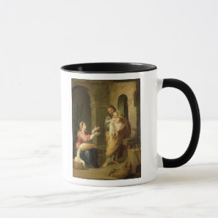 Taza La familia santa, c.1660-70