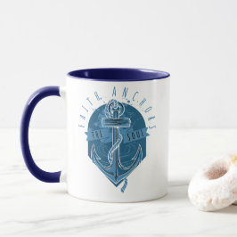 Taza La fe náutica ancla el alma