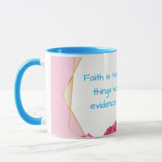 Taza La fe rosa y azul es la bruja religiosa