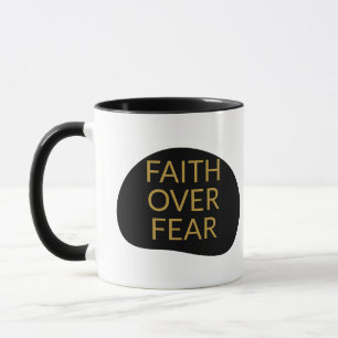 Taza La fe sobre el miedo Las escrituras alientan a los