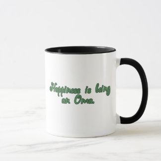 Taza La felicidad está siendo un Oma