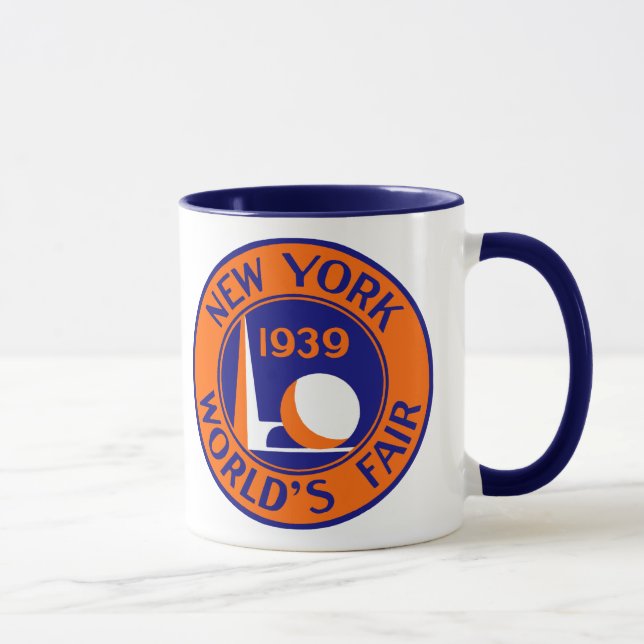 Taza La feria 1939 de mundo de Nueva York (Derecha)