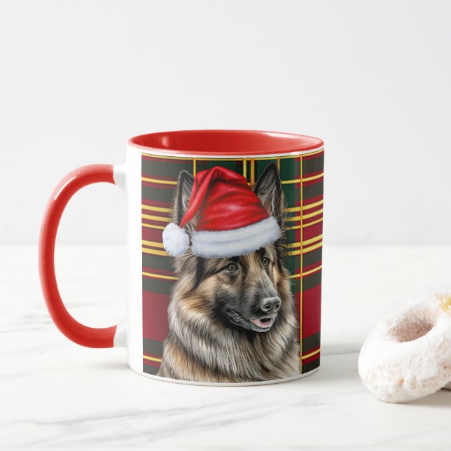 Taza La fiesta belga de la Tervuren en Perro Lover (Con donut)
