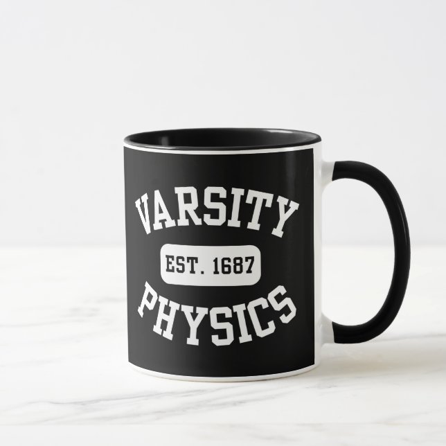 Taza La física del equipo universitario (Derecha)