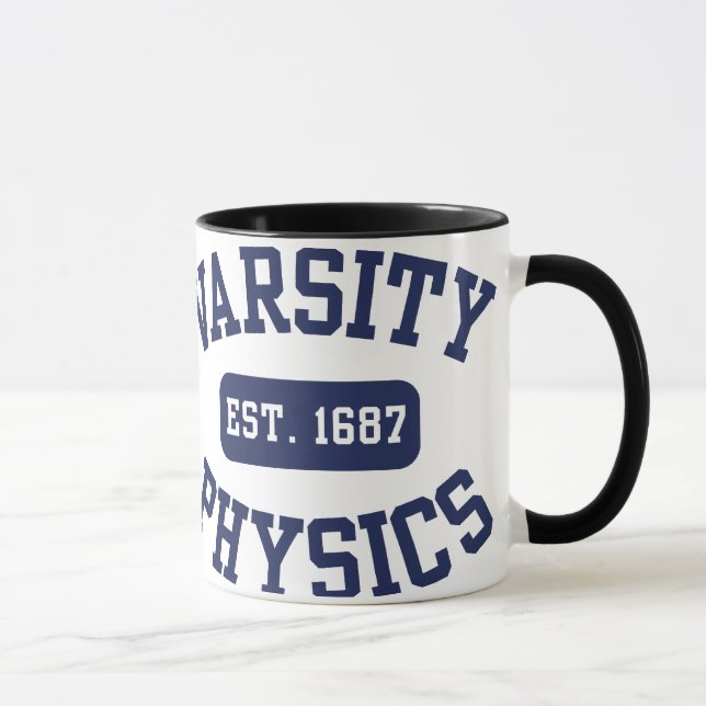Taza La física del equipo universitario (Derecha)