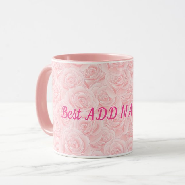 Taza La flor moderna más elegante (Anverso izquierdo)