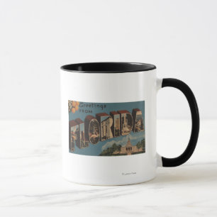 Taza La Florida (edificio capital) - letra grande