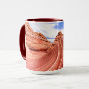 Taza La formación rock Wave Sandstone