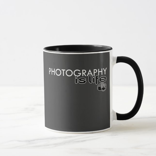 Taza La fotografía es vida (Derecha)
