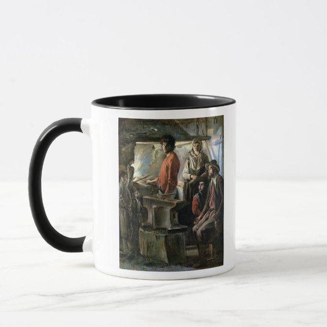 Taza La fragua, 1640 (Izquierda)