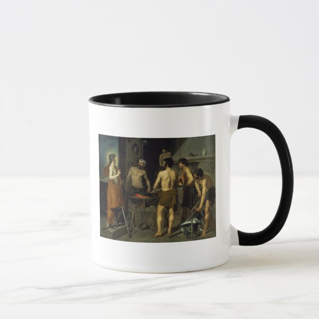 Taza La fragua de Vulcan, 1630 (Derecha)