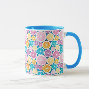 Taza La fruta cítrica corta el modelo