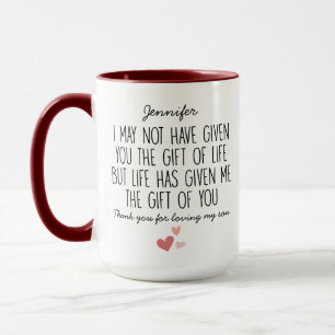 Taza La futura hija legal da a la novia que ser, esposa