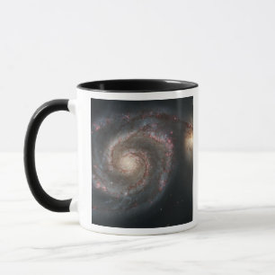 Taza La galaxia del torbellino (M51) y galaxia del