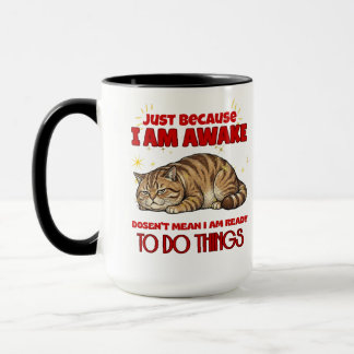 Taza La Gata Gruñona Cita Sarcástica