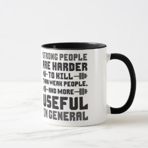 Taza La Gente Fuerte Es Más Difícil De Matar