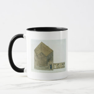 Taza La gran cámara en la segunda pirámide de Ghizeh,