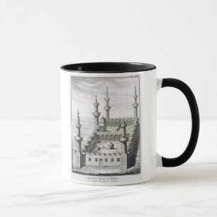 Taza La gran mezquita en Medina, de 'en Arabi de los
