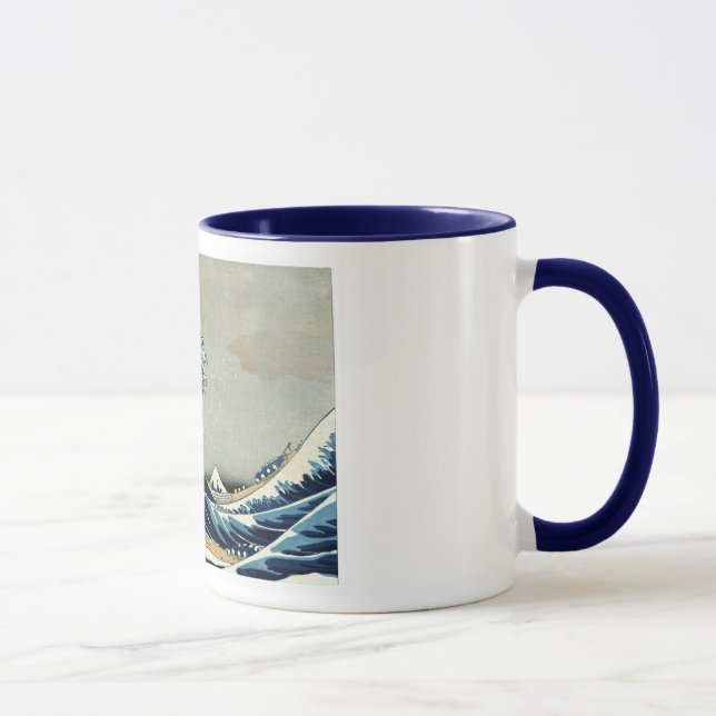 Taza La gran ola de Katsushika Hokusai en Kanagawa (Derecha)